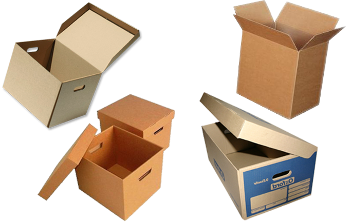 cajas de cartón corrugadas