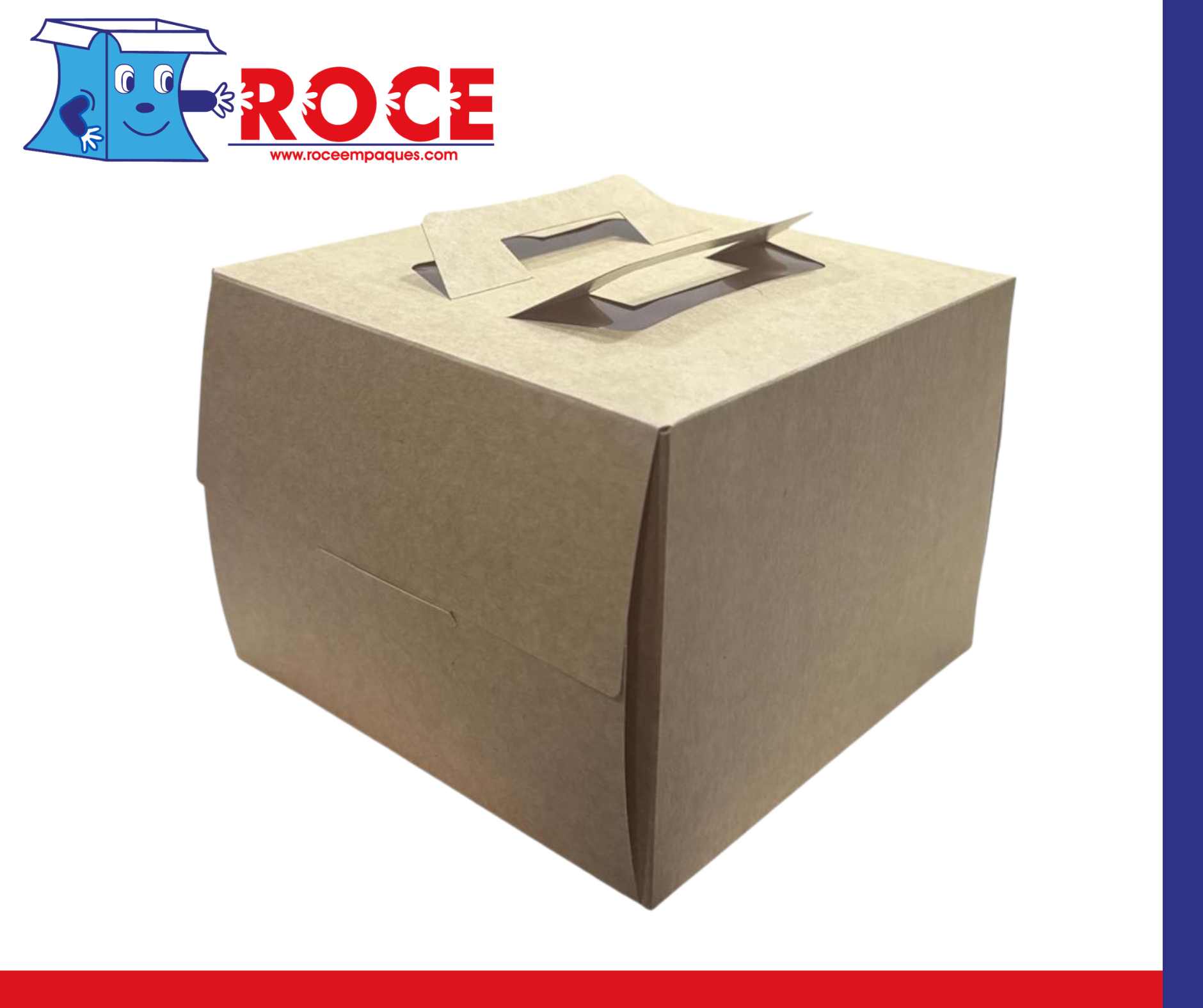 Caja Para Pastelito Paquete de 25 Piezas