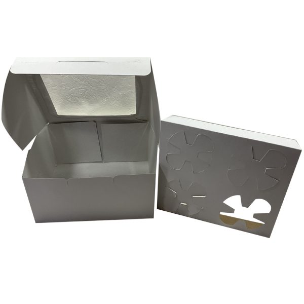 CAJA PARA 4 CUPCAKE