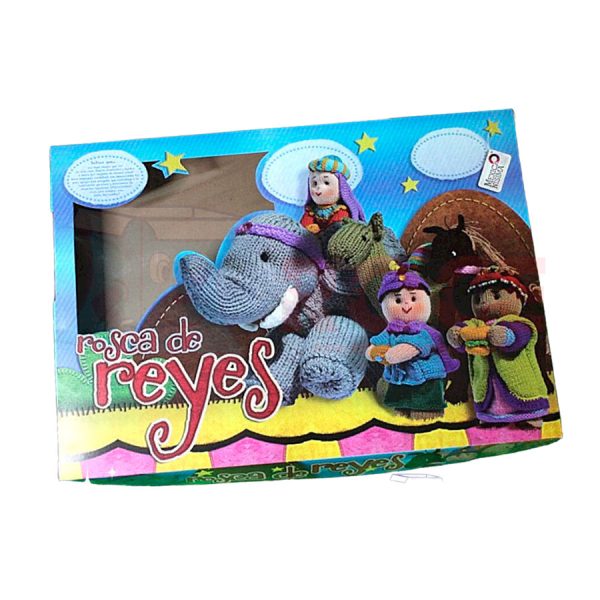 Caja Rosca de Reyes Tejida