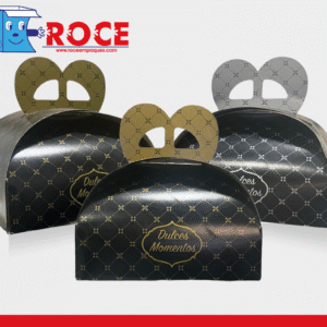 Caja Bombonera para Pastel Paquete de 50 Piezas Oro