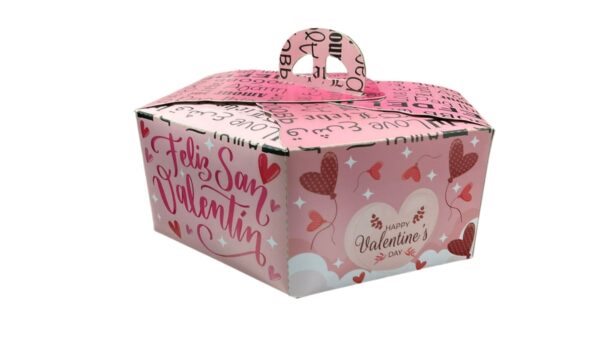 Caja Hexagonal San Valentín para pastel Paquete de 50 Piezas - Imagen 2