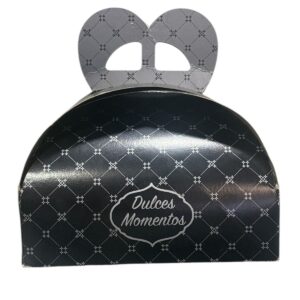 Caja Bombonera para Pastel Paquete de 50 Piezas Plata