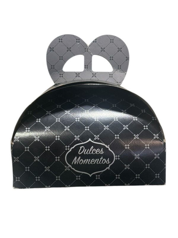 Caja Bombonera para Pastel Paquete de 50 Piezas Plata